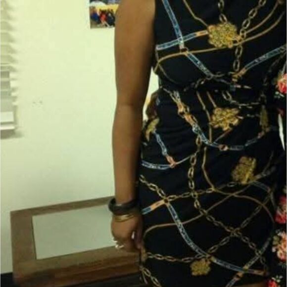 🆕👗Apt 9 Chain Link Sheath Dress, Sz L - Picture 3 of 4